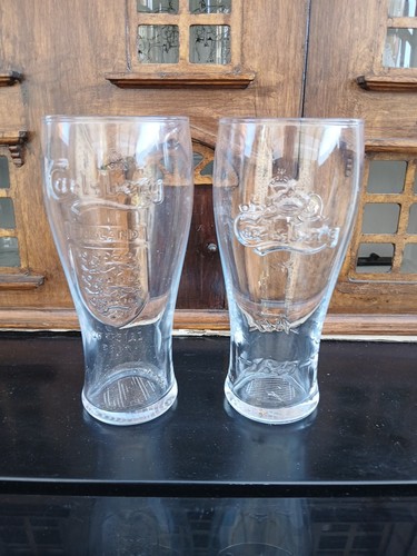 Carlsberg pint glasses - pint,