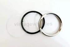 Vespa P200E/P125x PX200 Speedo Lens Kit Stain' Steel 85mm Rim Glass Lens Rubber