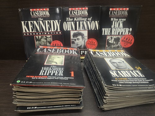 90x murder casebook magazines - murder,