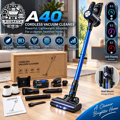 A40 cordless vacuum cleaner - a40,