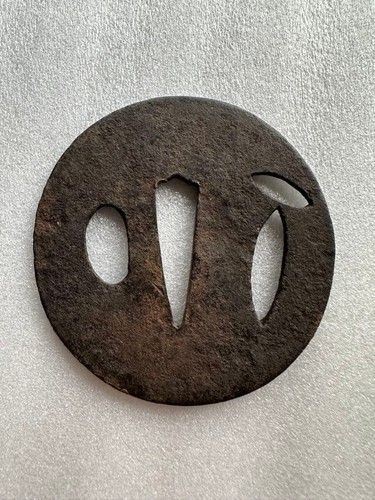 Antique iron tsuba - tsuba, sword