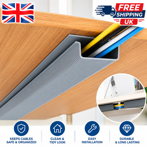 Self adhesive under desk cable - self,