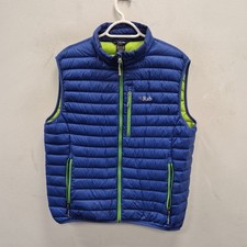 Rab Mens Microlight Down Blue Puffer Vest Gilet Bodywarmer Pertex Size Large #2