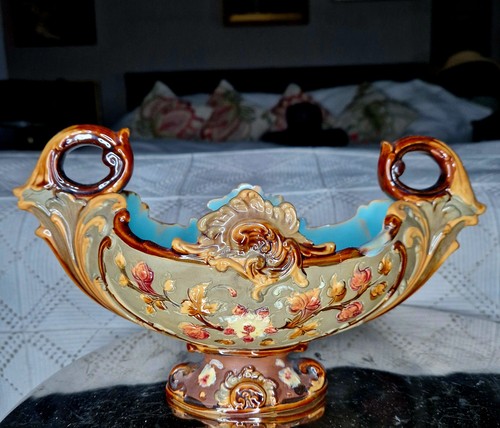 Majolica jardinière - majolica,