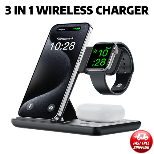 3in1 fast wireless charger - 3in1,