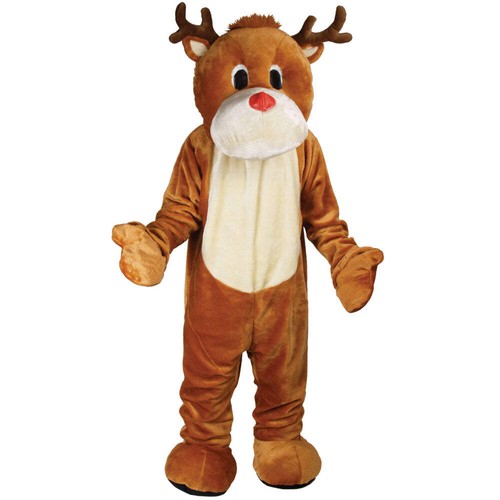 Giant reindeer mascot santa - giant,