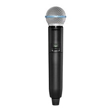 Shure - GLXD2+/B58, Digital Wireless Dual Band Handheld Transmitter with BETA58A