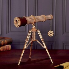 Rokr Telescope 3D Puzzle Wooden Model Kits  Laser Cut Building Toys Xams Gifts