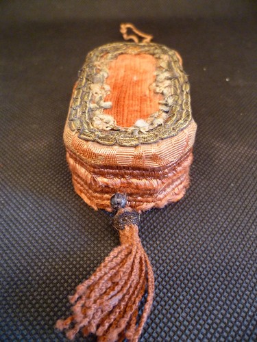Rare antique silk cardboard - antique,