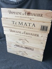 Bargain 6x Shallow WOODEN WINE