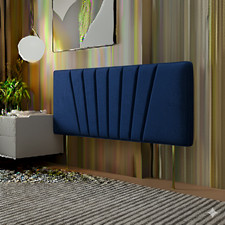 20 Inches Height Sunrise Plush Fabric Velvet Headboards Furniture For Bedroom