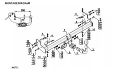 Detachable Tow Bar For JEEP