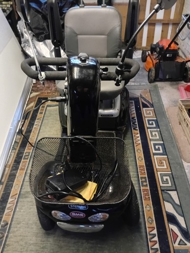 Black mobility scooter - mobility,
