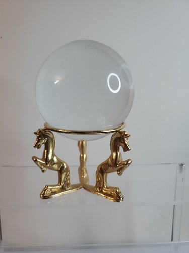 Vintage crystal ball - crystal,
