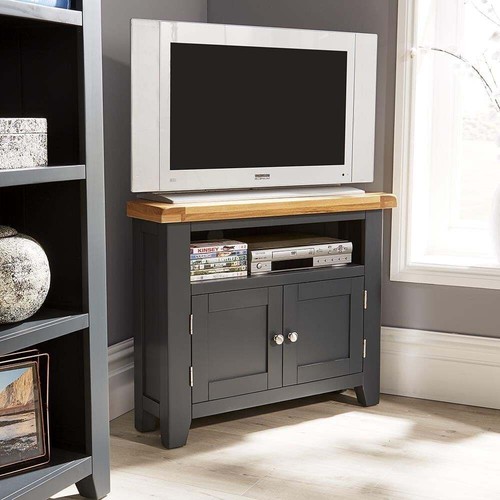 Chatsworth blue painted oak - painted,