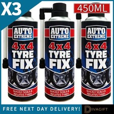 3 x LARGE TYRE QUICK FIX CAR