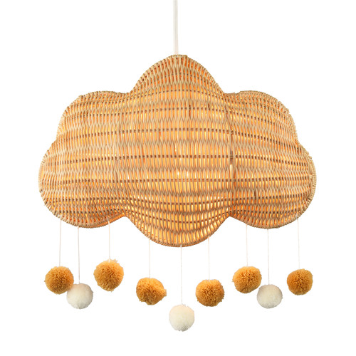 Cloud shaped childrens - shaped, rattan