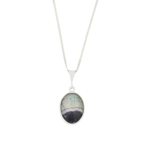 Derbyshire blue john - blue, and