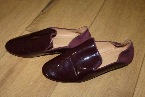 Zara women burgundy patent - women’s,