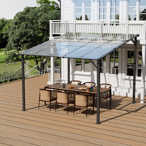 3x3m lean gazebo outdoor - 3x3m,