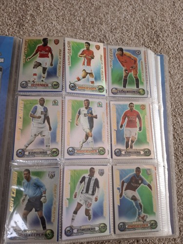 Topps match attax binder - match, 08/09
