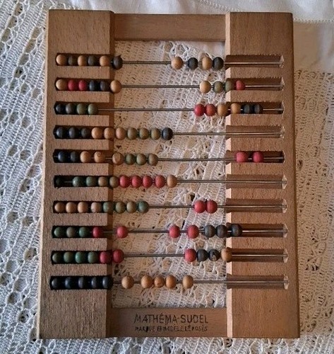 Vintage wooden abacus amersham - vintage,