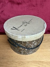Vincent de Koven Original Antique Vintage Cardboard Empty Hat Box