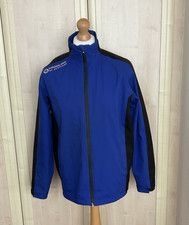 Sunderland Of Scotland Blue Casual Full Zip Golf Coat Jacket - Mens Size Small S