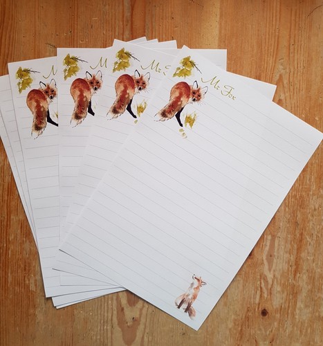Lonesome fox letter - lonesome, writing