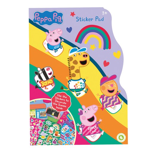 Peppa pig sticker pad book - peppa,