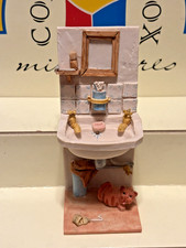 Peter Fagan Colour Box Washbasin HS112 Home Sweet Home Cat Bathroom Sink