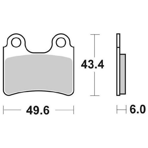 Pair brake pads 802hf - pair, 802