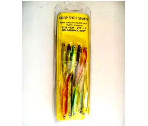 Drop shot shads 9cm - x,
