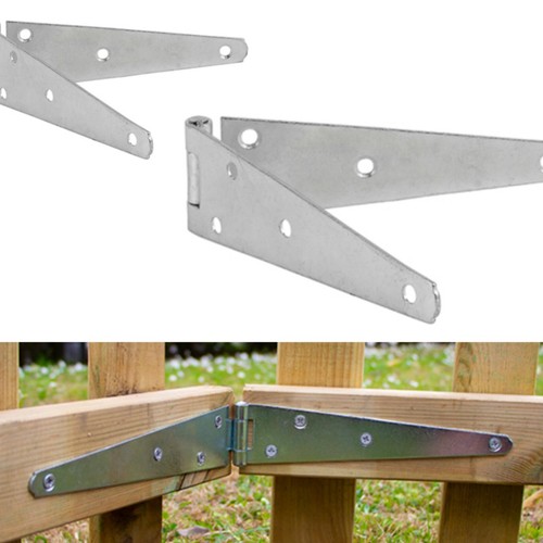 Strap hinges pair zinc plated - hinges,