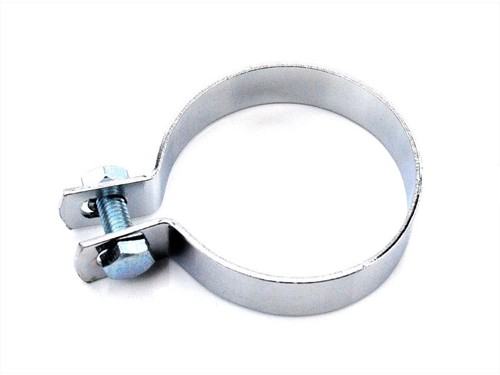 65mm chrome exhaust - 65mm, for