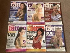 Total Tattoo Magazine x6. Issues 16,18,19,22,24 and 39