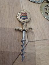 Vintage Brass Corkscrew -