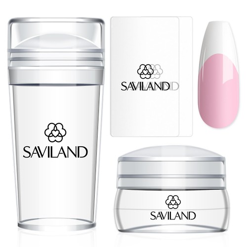 Saviland french tip nail - saviland, stamp