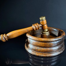 Antique Wooden Walnut Breaker