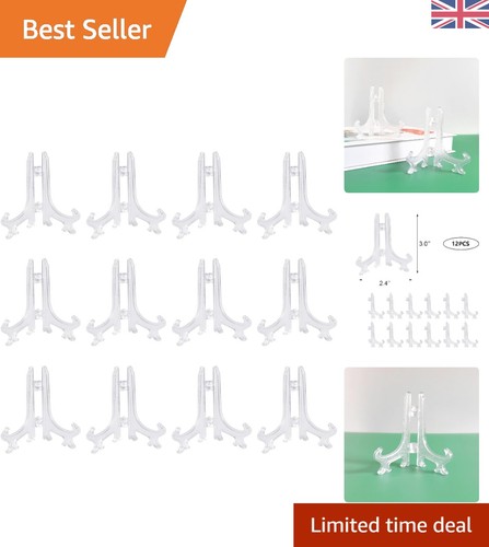 12pcs mini clear plastic - 3",