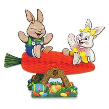 EASTER CARROT HONEYCOMB SEESAW
