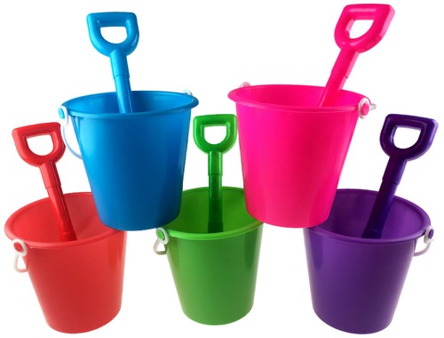 Beach buckets and 5 - x,
