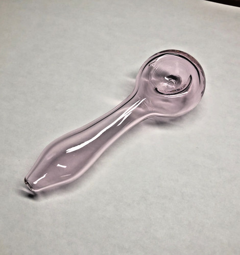 Pink style smoking glass - glass, pipe