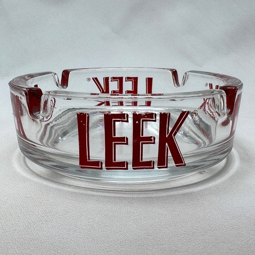 Vintage leek glass ashtray - leek,