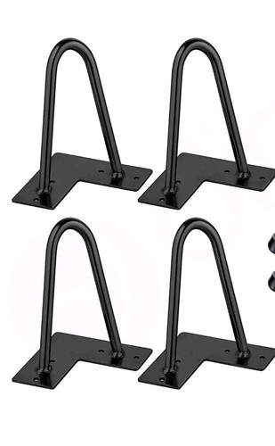 Hairpin furniture leg set 4 - leg, of