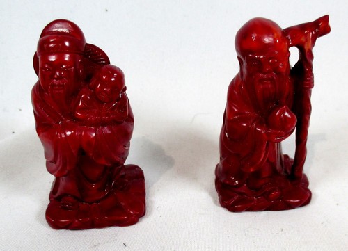 Red resin men chinese - resin, 2