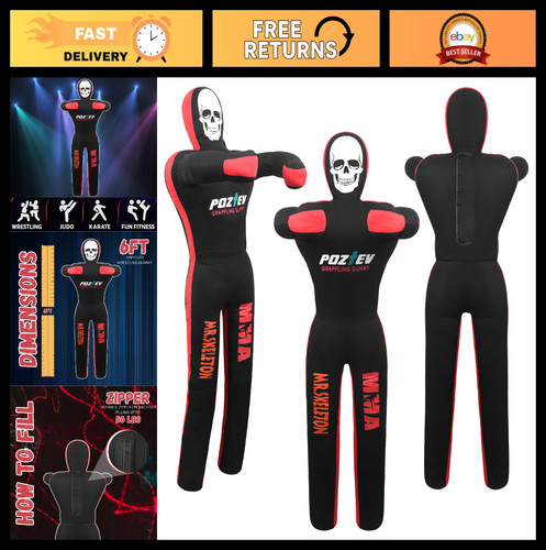6ft unfilled grappling dummy - 6ft,