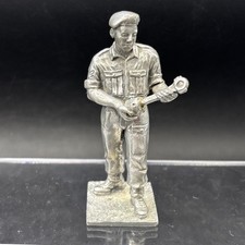 REME 1944 D-Day  Soldier 3.5" Cast English Pewter Figurine ROYAL HAMPSHIRE