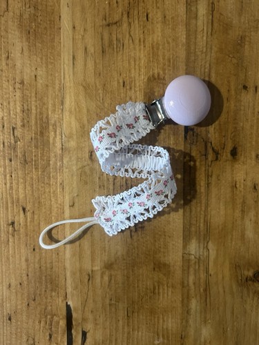 Dummy clip pink wooden - dummy, /