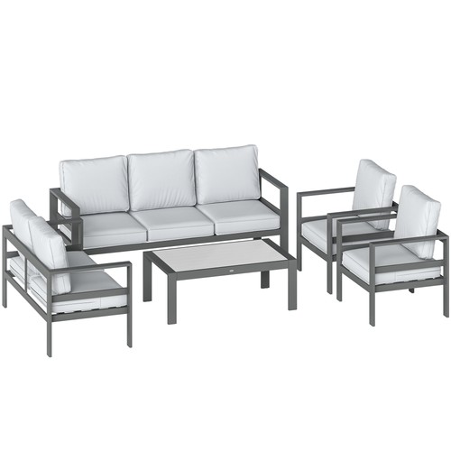 Dark grey 5pc aluminium - dark, garden